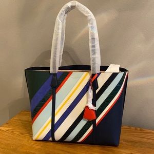 NWT Tory Burch Perry Tote - Balloon Stripe